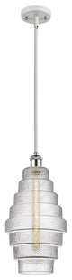 Innovations 516-1S-WPC-G672-8-LED 1-Light Mini Pendant, White, Polished Chrome