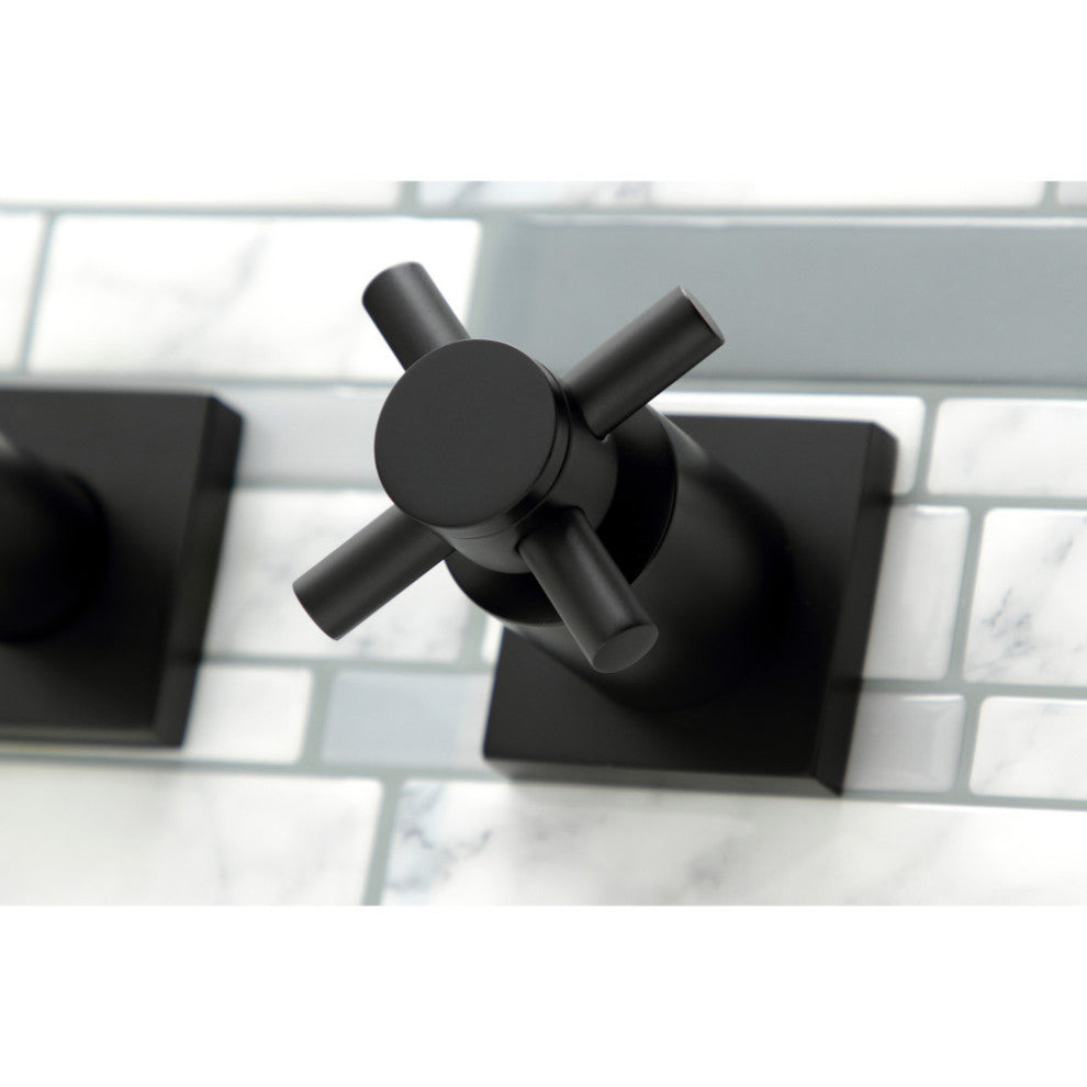 KS6050DX Wall Mount Tub Faucet, Matte Black