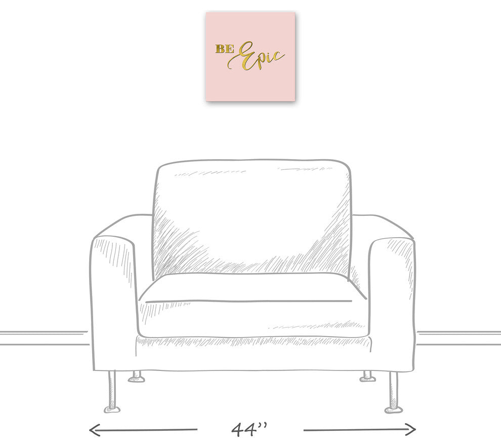Be Epic Canvas Wall Art, 12x12