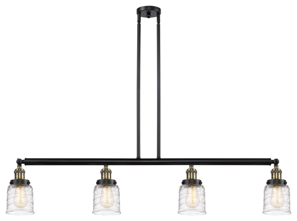 INNOVATIONS 214-BAB-G513 4-Light Island Light Black Antique Brass