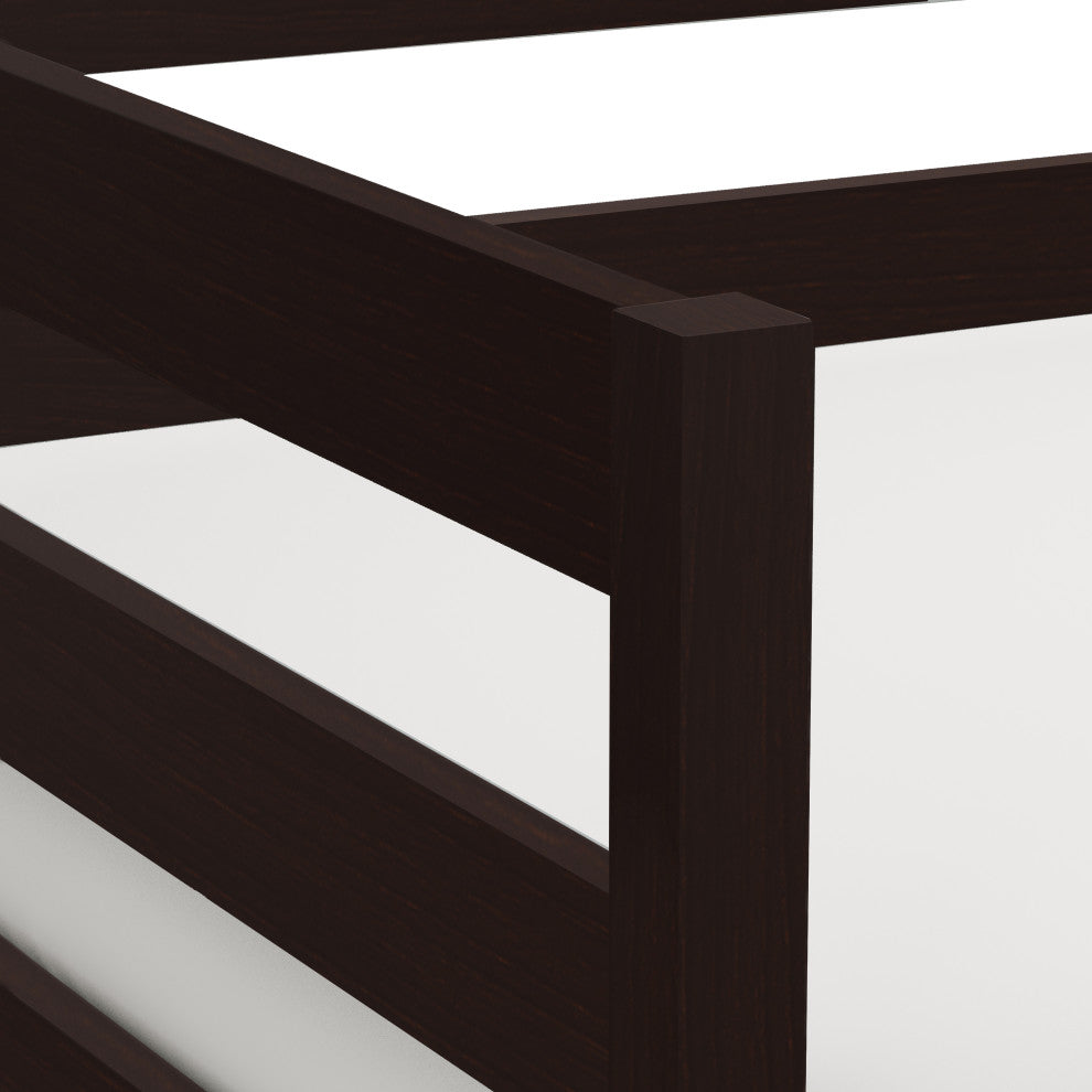 Hillsdale Kids and Teen Caspian Twin Daybed With Trundle, Chocolate