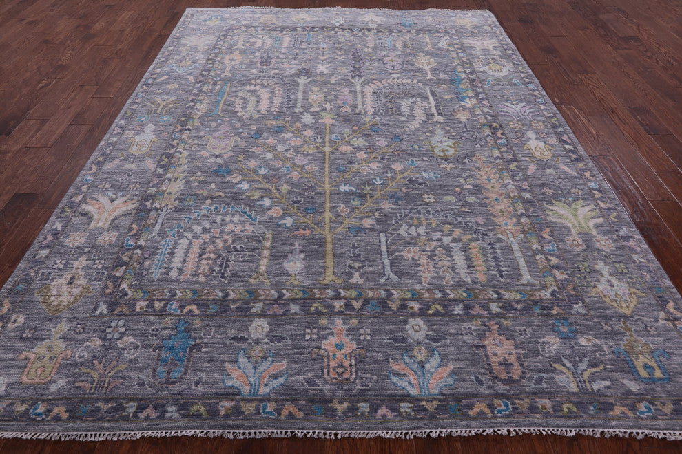 7' 11" X 10' 8" Turkish Oushak Handmade Wool Rug - Q13300