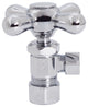 Supply Kit - 5/8" Od X 3/8" Od X 15" Corrugated In Polished Brass, Polished Chrome