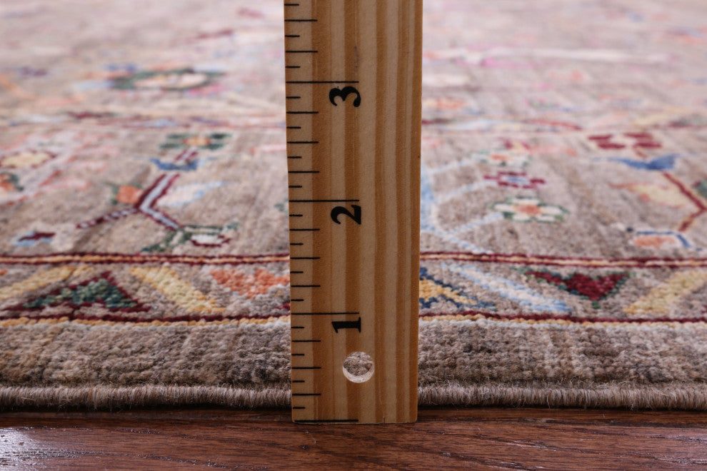 5' 10" X 7' 9" Persian Tabriz Hand-Knotted Wool Rug Q10011