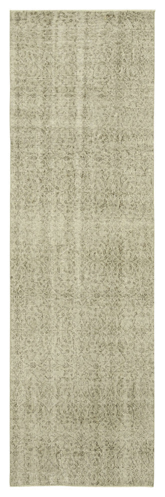 Rug N Carpet - Handwoven Oriental 2' 11" x 9' 9" Low Pile  Hallway Runner Rug
