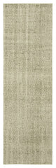 Rug N Carpet - Handwoven Oriental 2' 11" x 9' 9" Low Pile  Hallway Runner Rug