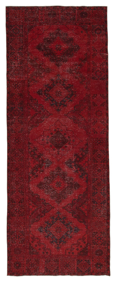 Rug N Carpet - Handmade Turkish 4' 9" x 12' 8" Unique Runner Rug