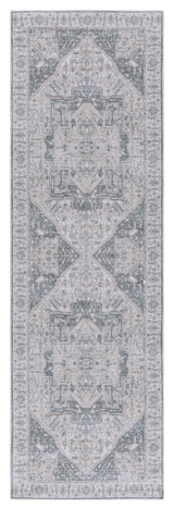 Safavieh Arizona Machine-Washable Collection ARZ249 Rug, Beige/Grey, 2'6"x8'