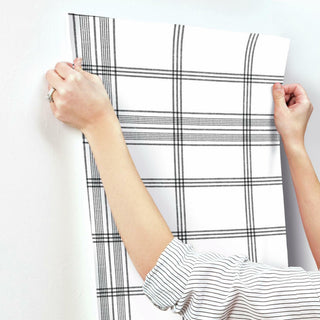 Charter Plaid Wallpaper