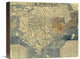 "Nanzenbushu Bankoku Shoka No Zu, 1710" Canvas Giclee by Hotan, 16"x13"
