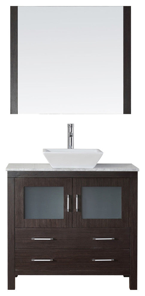 Dior 32" Single Bathroom Vanity Cabinet Set, Espresso, 31.5"