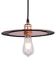 WAREHOUSE OF TIFFANY'S WTY001 Kursh 12 in. 1-Light Indoor Copper Finish