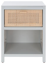 Safavieh Miya Night Stand, Grey/Natural