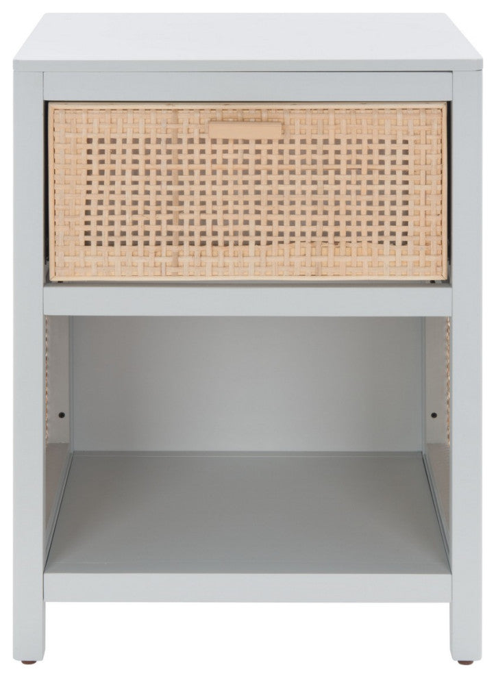 Safavieh Miya Night Stand, Grey/Natural