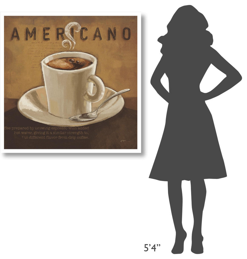 "Coffee and Co II" Digital Paper Print by Janelle Penner, 38"x38"