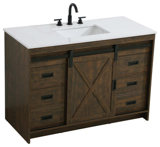 Home Living 48" Single Bathroom Vanity, Expresso