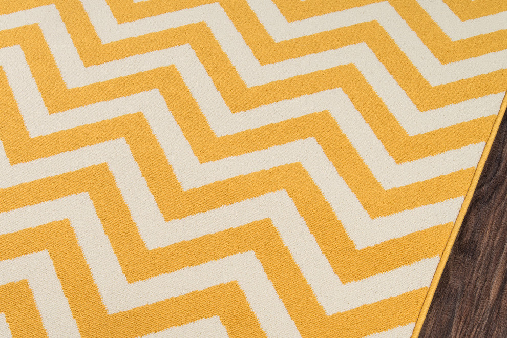 Baja Rug, Yellow, 5'3"x7'6"