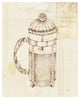 "Authentic Coffee II" Digital Paper Print by Daphne Brissonnet, 22"x26"