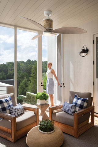 Hinkley Lighting 903160F-NDD Marin 60" 3 Blade Indoor / Outdoor - Matte White