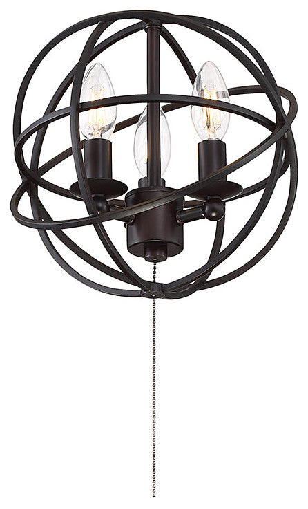 Savoy House North Three Light Fan Light Kit FLG-103-WH