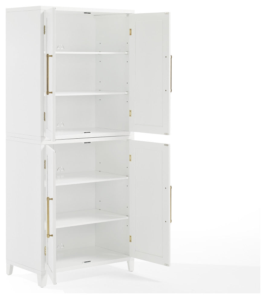 Roarke 2Pc Kitchen Pantry Storage Cabinet Set, 2 Pantries
