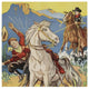 "Vintage Westerns: Vanishing men - Detail" Paper Print, 32"x32"