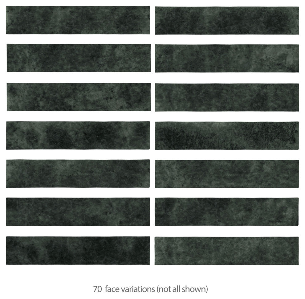 Menorca Black Ceramic Wall Tile