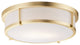 Rogue E26 Three Light Flush Mount