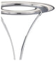 Berlin LED Torchiere With Side Light, Nickel Matte