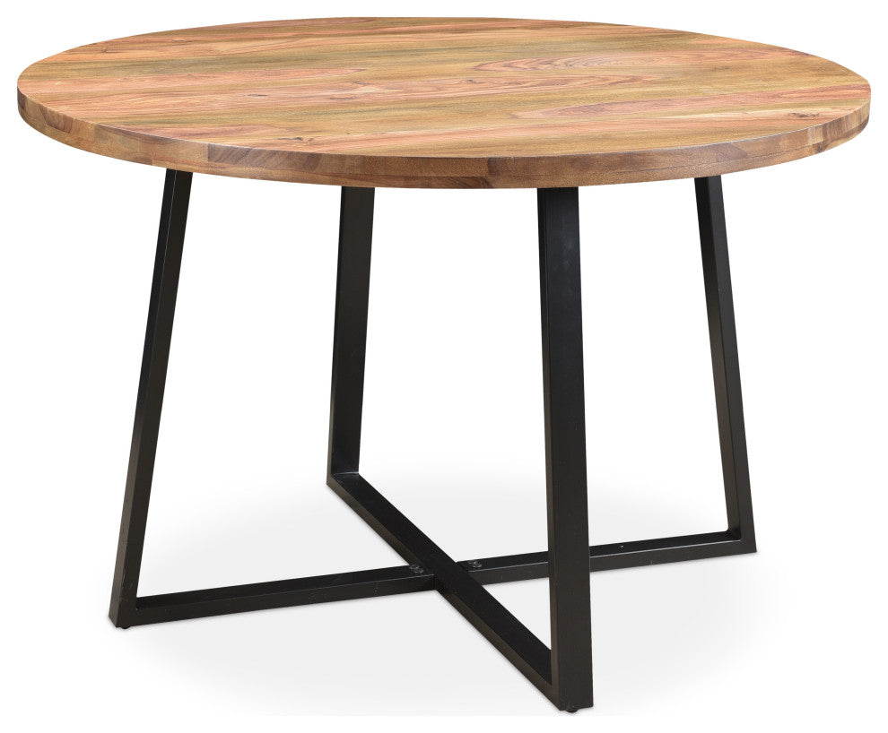 Blossom Sheesham Wood Round Dining Table