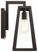 Kichler Delison 1 Light Outdoor Wall Sconce in Rubbed Bronze
