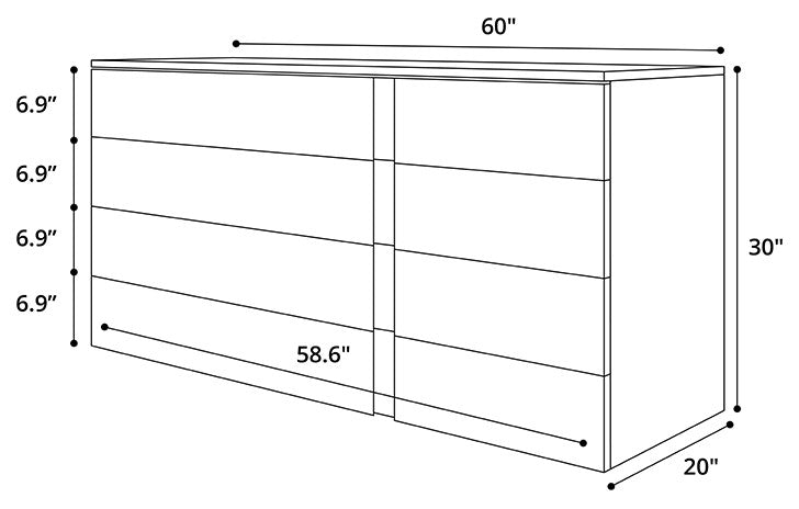 Sierra Dresser Chateau Gray