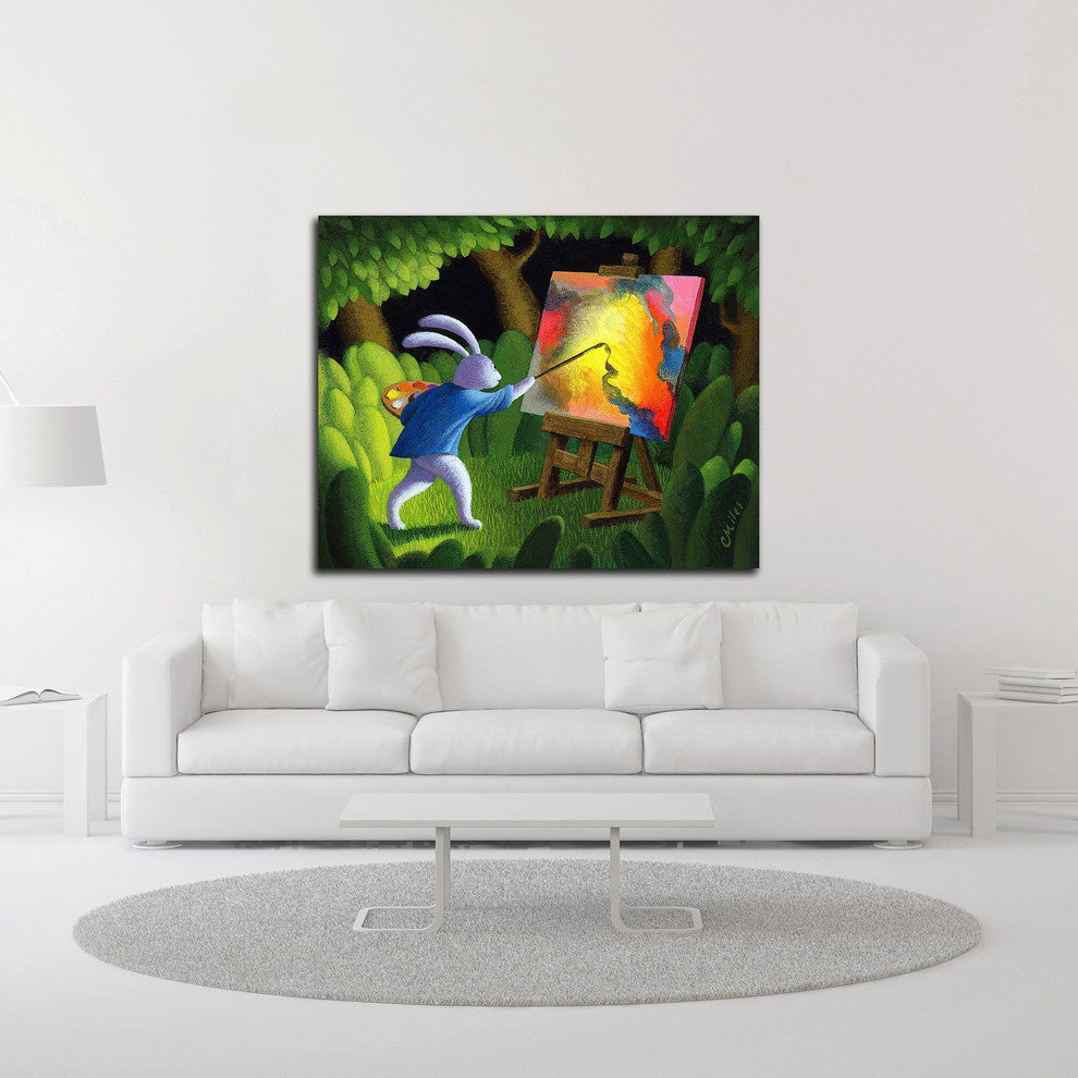 The Artist by Chris Miles, Print on Canvas, 30"x24"