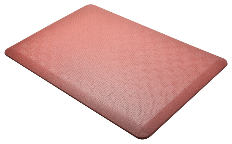 Aspen Creative 18002-42 Anti-Fatigue Floor Mat Basket Weave Pattern 24"x36"x2/3"