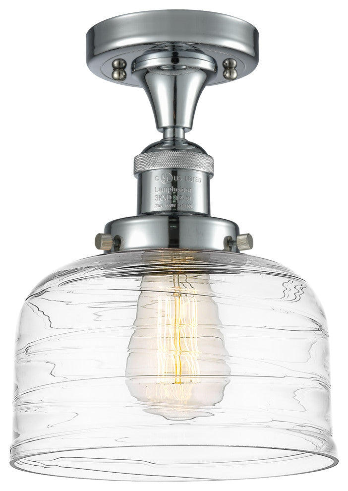 Innovations 517-1CH-PC-G713-LED 1-Light Semi-Flush Mount, Polished Chrome