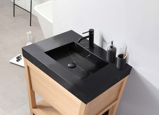 BIBURY Freestanding Modern Bathroom Vanity, Whitewash Oak, 36"