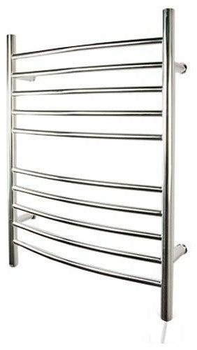 Amba Radiant Plug-In Curved Towel Warmer, Polished