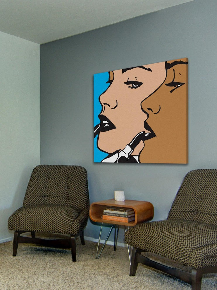 "Girls 2" Print on Canvas