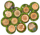 Flagship Carpets VA1003-S12FS 16" Set Of 12 Counting Seating Stumps Learning Rug