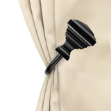 Kira Curtain Holdback, Pair, Black