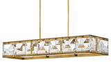 Fredrick Ramond FR30106 Jolie 45"W LED Crystal Linear Chandelier - Heritage