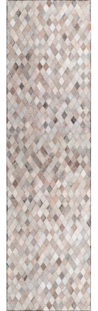 Indoor/Outdoor Stetson SS6 Flannel Machine Washable 2'3" x 7'6" Runner Rug