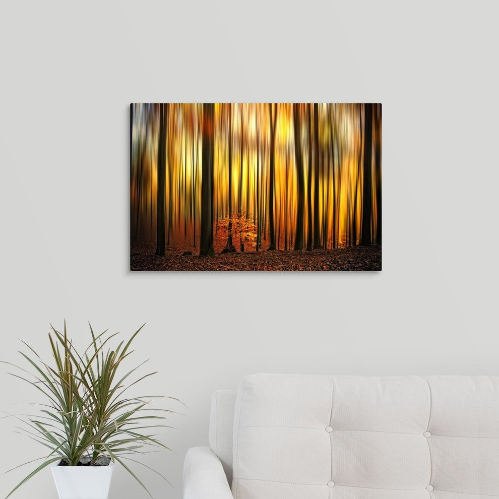 "Firewall" Wrapped Canvas Art Print, 24"x16"x1.5"