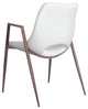 Desi Dining Chair (Set of 2) White & Walnut