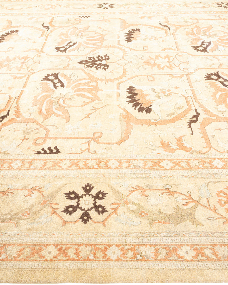 Mogul, One-of-a-Kind Hand-Knotted Area Rug Yellow, 10'0"x13'7"