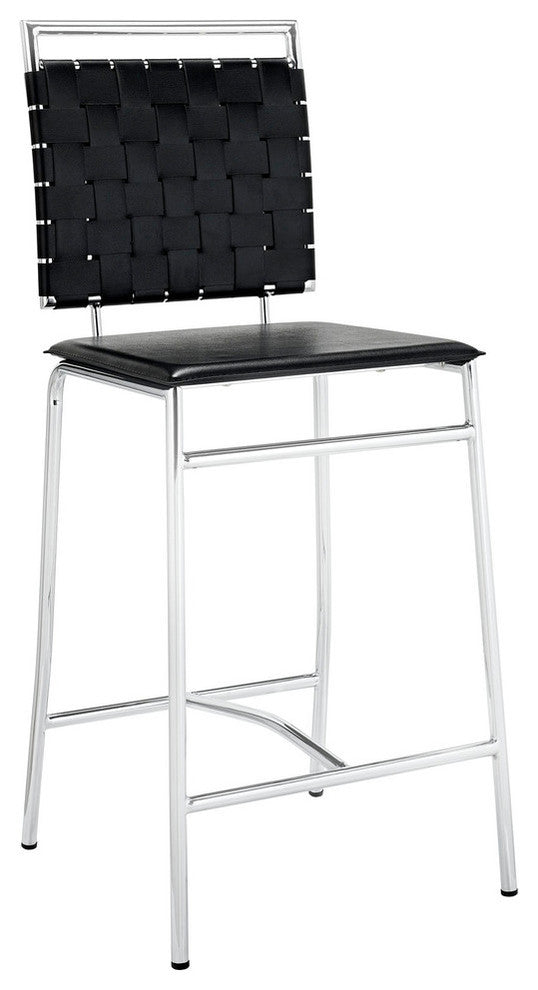 Modern Contemporary Dining Kitchen Counter Stool Black
