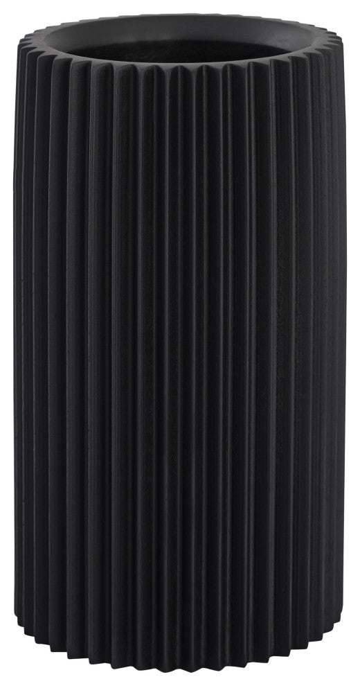 Jenna Black Concrete Table Vase