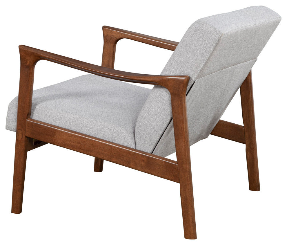Zephyr Lounge Chair, Light Grey