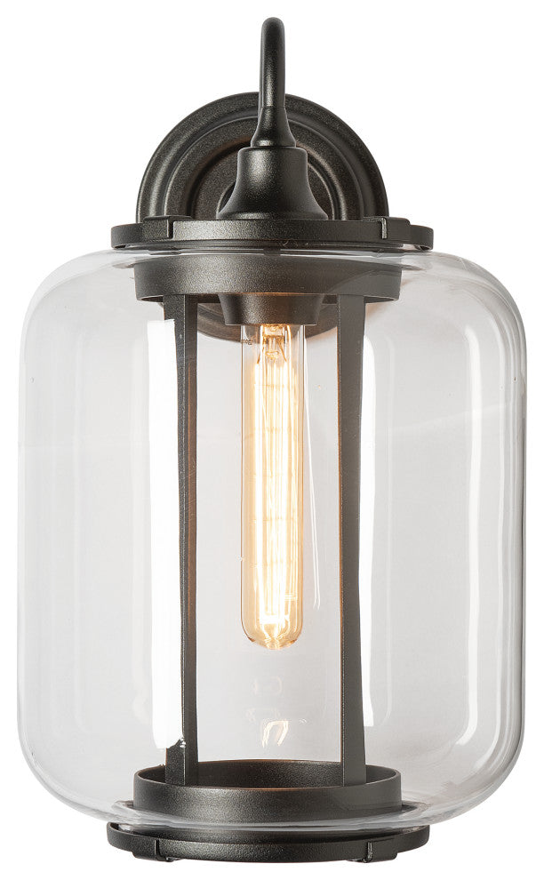 Fairwinds Large Outdoor Sconce, Coastal Oil Rubbed Bronze Finish, Clear Glass