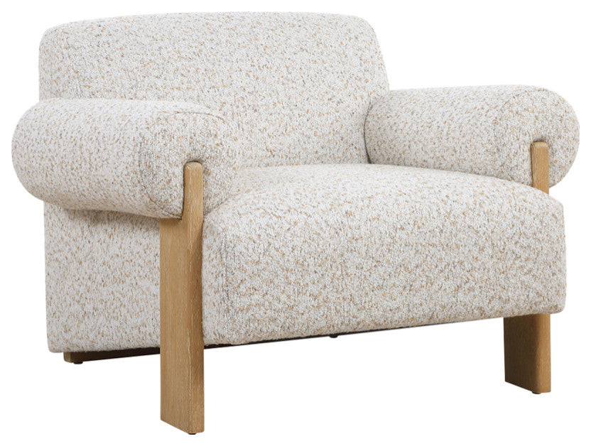 Uttermost DeSoto Hazlenut Swivel Chair